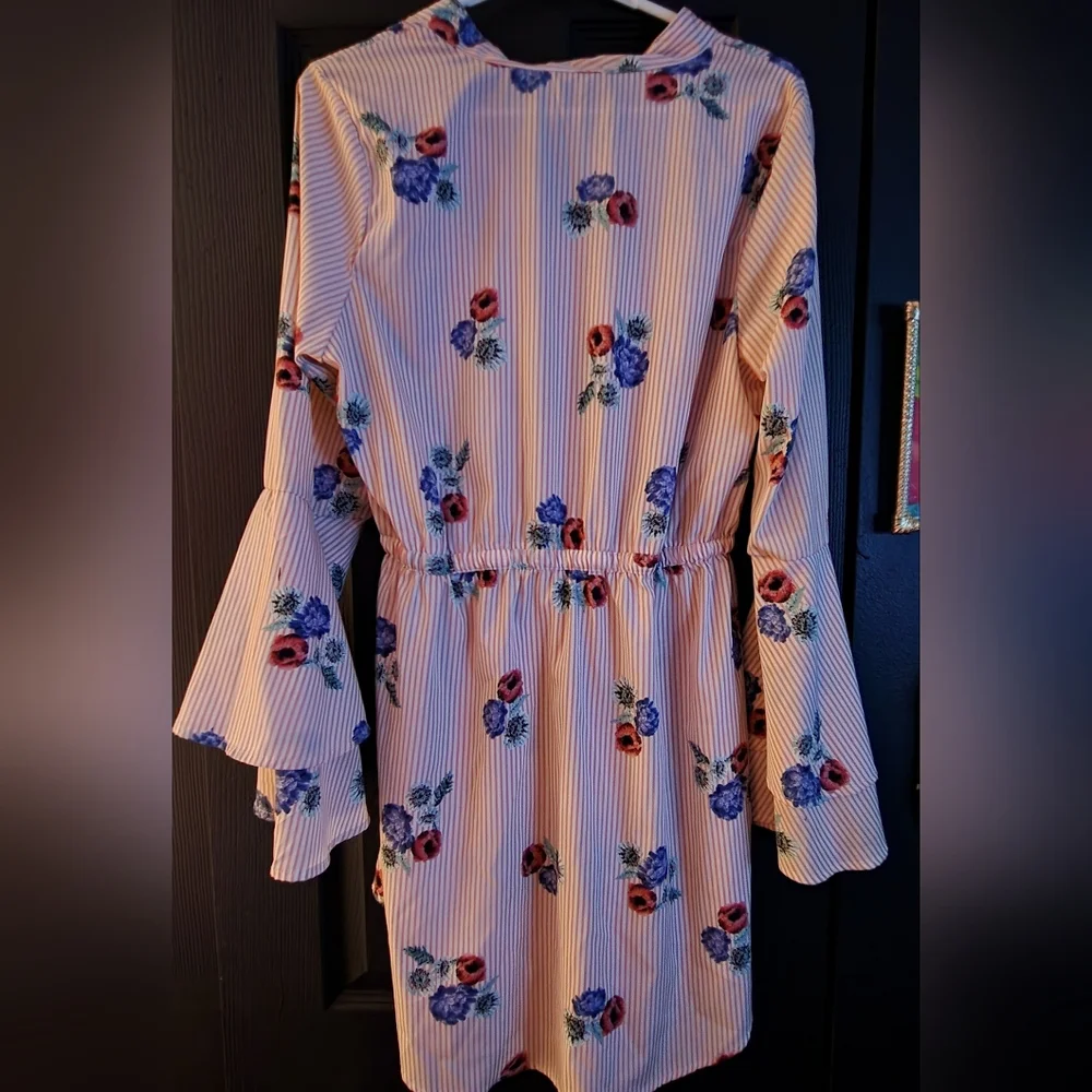 Soo cute Hint of blush baby pink flower dress.. - Picture 5 of 8